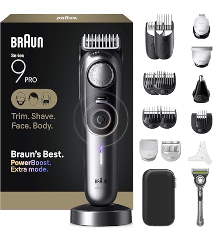 Amazon.com: Braun Series 9 All-in-One Beard & Body Grooming Kit