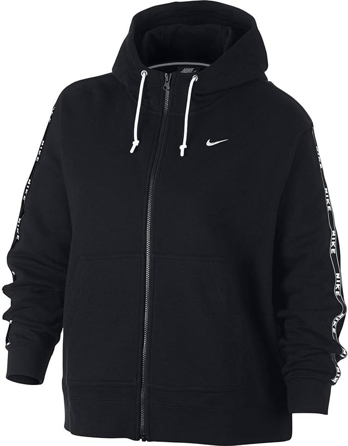 nike w nsw hoodie po logo tape