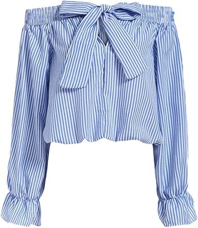blusas a rayas modernas