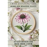 Cross stitch patterns Herbs and medicinal plants: 16 Easy Designs for Hand Cross Stitch