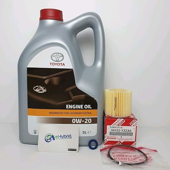 Toyota Genuine Service Kit 0W20 5 liter hybrid engine oil 04152-YZZA6 ...