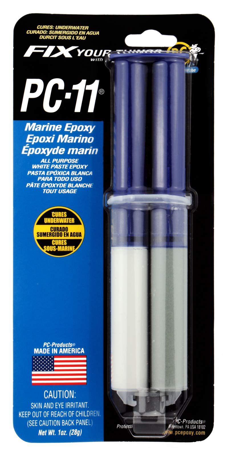 Pc Products Pc 11 Two Part Marine Grade Epoxy Adhesive Paste 1 Oz Applicator Syringe Off White Buy Online In Cayman Islands At Cayman Desertcart Com Productid 5539