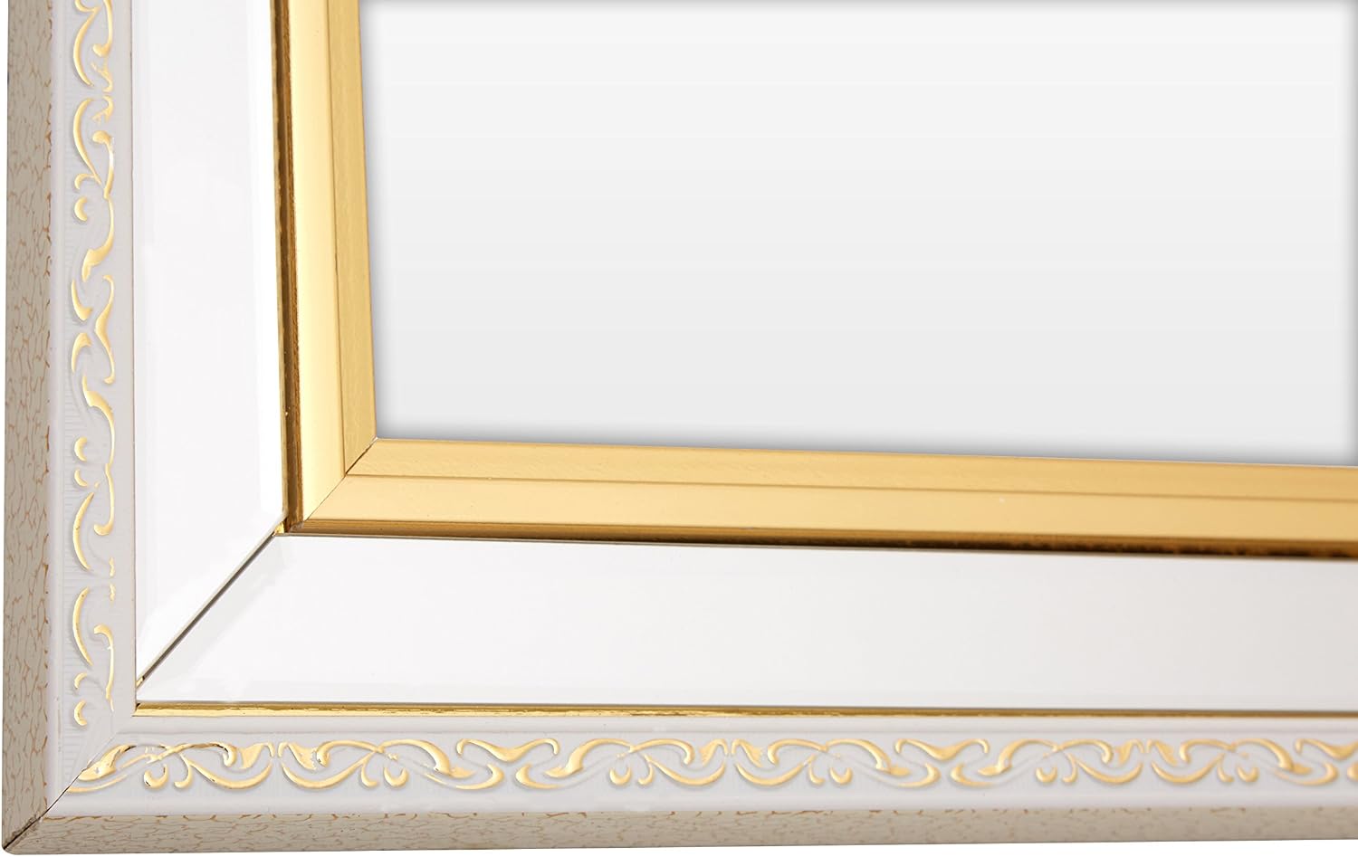 Premier Housewares Framed Wall Mirror - Gold, 3L x 80W cm - Image 5