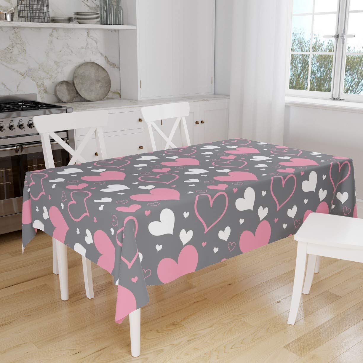 Bonamaison Kitchen Decoration, Tablecloth, 140cm x 160cm - Designed and Manufactured in Turkey