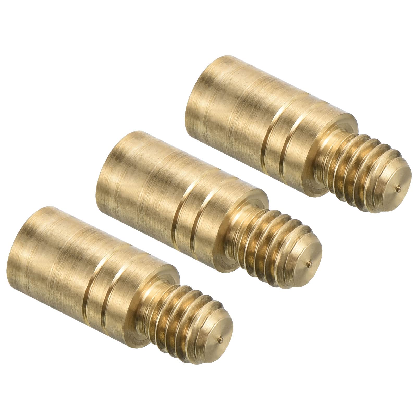 PATIKIL 3g Copper Dart Weight Add Accentuator 3 Pcs 10mm Length 2BA Thread Darts Weight Adjuster Dart Accessories Gold