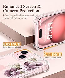 GVIEWIN 3 in 1 Designed for iPhone 15 Plus Case 6.7