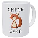 Whoisyourdaddy Oh For Fox Sake 11 Ounces Ceramic Coffee Mug