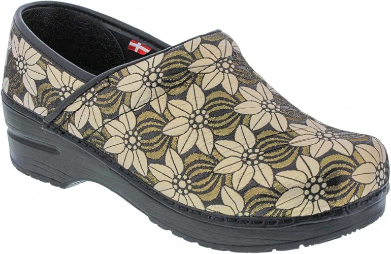 sanita fabric clogs