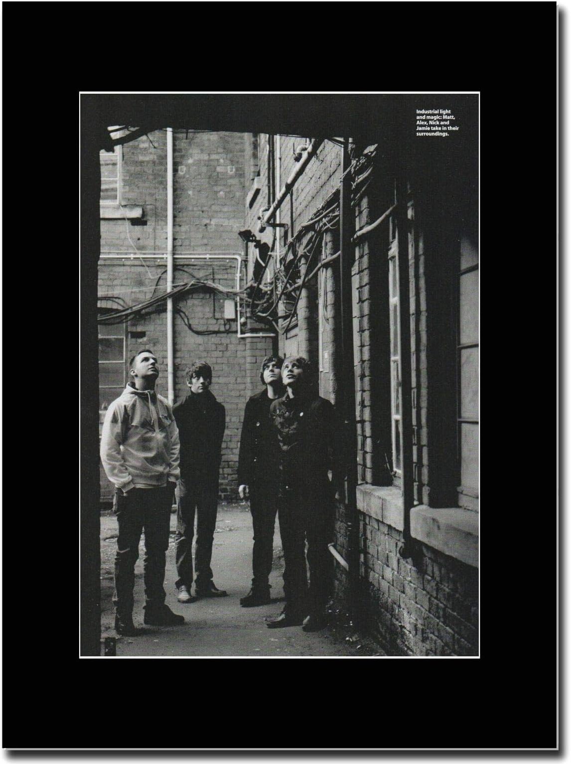 gasolinerainbows - Arctic Monkeys - Industial Light & Magic - Matted Mounted Magazine Promotional Artwork on a Black Mount