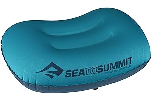 Sea to Summit Aeros Ultralight Inflatable Camping and Travel Pillow, Regular (14.2 x 10.2), Aqua