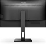 AOC 24P2QM 24 Inch FHD VA Monitor 75Hz 4ms USB Hub Speakers Height Adjust Black view 3