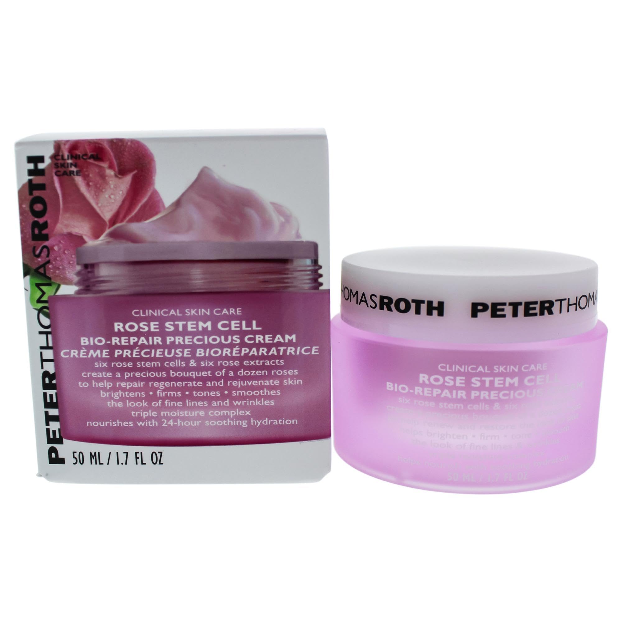 Peter Thomas Roth Rose Stem Cell Bio Repair Precious Cream Ounce Earplug, 8 cm, Black