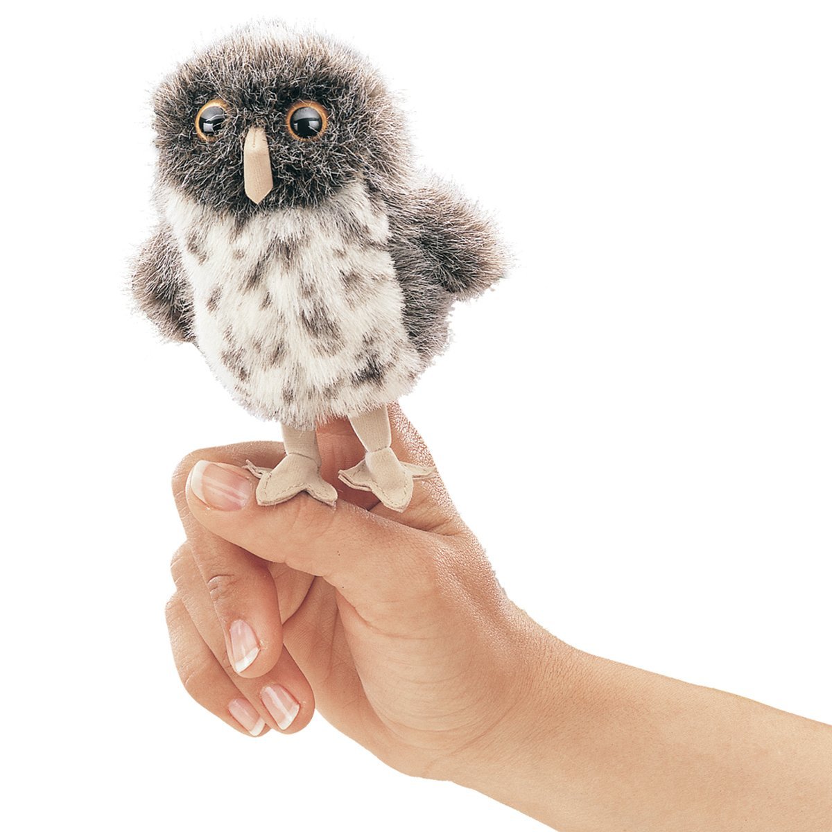 Folkmanis 2638 Spotted Owl Finger Puppet