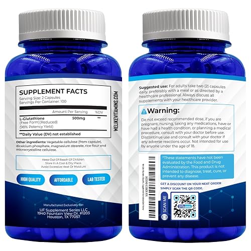 we like vitamins glutathione We Like Vitamins | NSF Certified Glutathione Supplement | Manufactured in  USA | Highly Bioavailable | L-Glutathione Antioxidant Support|500mg Per  Serving | 200 Capsules in Dubai - UAE