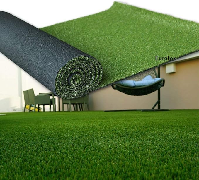 Eurotex Artificial Grass Carpet Mat for Covering Balcony, Lawn, Door