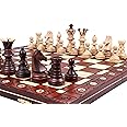 The Jarilo, Unique Elegant Wooden Chess Game Set, Pieces, CBoard and Chess Piece Storage – Finely Handcrafted in Europe for Adults and Kids
