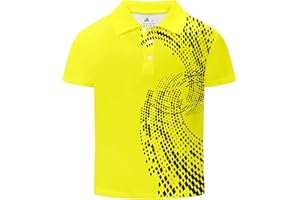 SECOOD Boys Short Sleeve Pique Polo Shirts Summer Casual Uniform Sport Tops for 6-16 Years