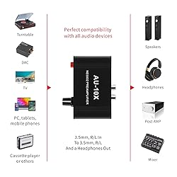 AtNeDcVh Mini Small Stereo Audio
