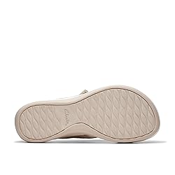 Clarks Women's Arla Wave Slide Sandal, Beige