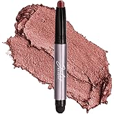 Julep Eyeshadow 101 Cream-to-Powder Waterproof Shadow Stick – Red Wine Shimmer – Long-Lasting, Crease-Proof, Warm Red Shimmer Cream Eyeshadow with Built-in Smudger