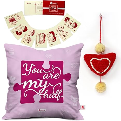 Buy Indigifts Valentine Gift For Boyfriend You Are My Half Quote