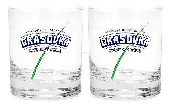 Grasovka Vodka Tumbler Longdrink Glas Gläser Set - 2X Tumbler