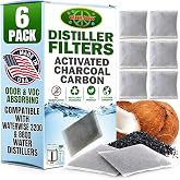 Green Piece&reg; Compatible with Waterwise 3200 and 8800 | Activated Charcoal | Pack of 6 - Size 4"x3" - 25 Grams. Made in USA by Green Piece Mfg