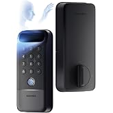 SwitchBot Lock Vision Pro Smart Lock, 3D Face Recognition + Palm Vein + Fingerprint, Keyless Entry Deadbolt for Front Door, 12-Month Battery, WiFi No Hub, Auto-Lock, Matter, Apple Home, Alexa, Google