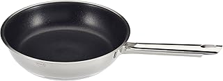 RÖSLE ELEGANCE Bratpfanne, Hochwertige Universalpfanne mit Antihaftversieglung ProPlex, 24 cm, Edelstahl 18/10, Induktionsgeeignet, Spülmaschinengeeignet
