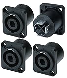 Neutrik NL4MP ( PACK OF 4) SPEAKON PANEL MOUNT