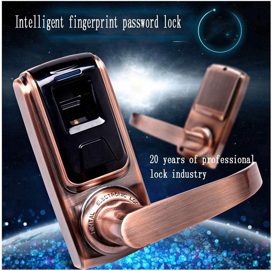 Smart Door Lock Touchscreen Fingerprint Smart Lock Electronic Keyless Entry Door Mortise Lock App Remotely And Mechanical Key For Door Lock Security