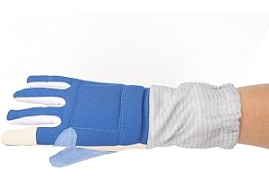 Sorandy Fencing Glove for Sabre Epee Foil, Anti Skid Fencing Glove Fencing Bout Practice, Right Hand Padded Mittens Professional Equipment for Child and Adult (M), Medium, Sorandym4xgunfw3q-13
