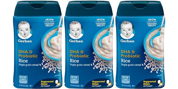 gerber dha probiotic rice
