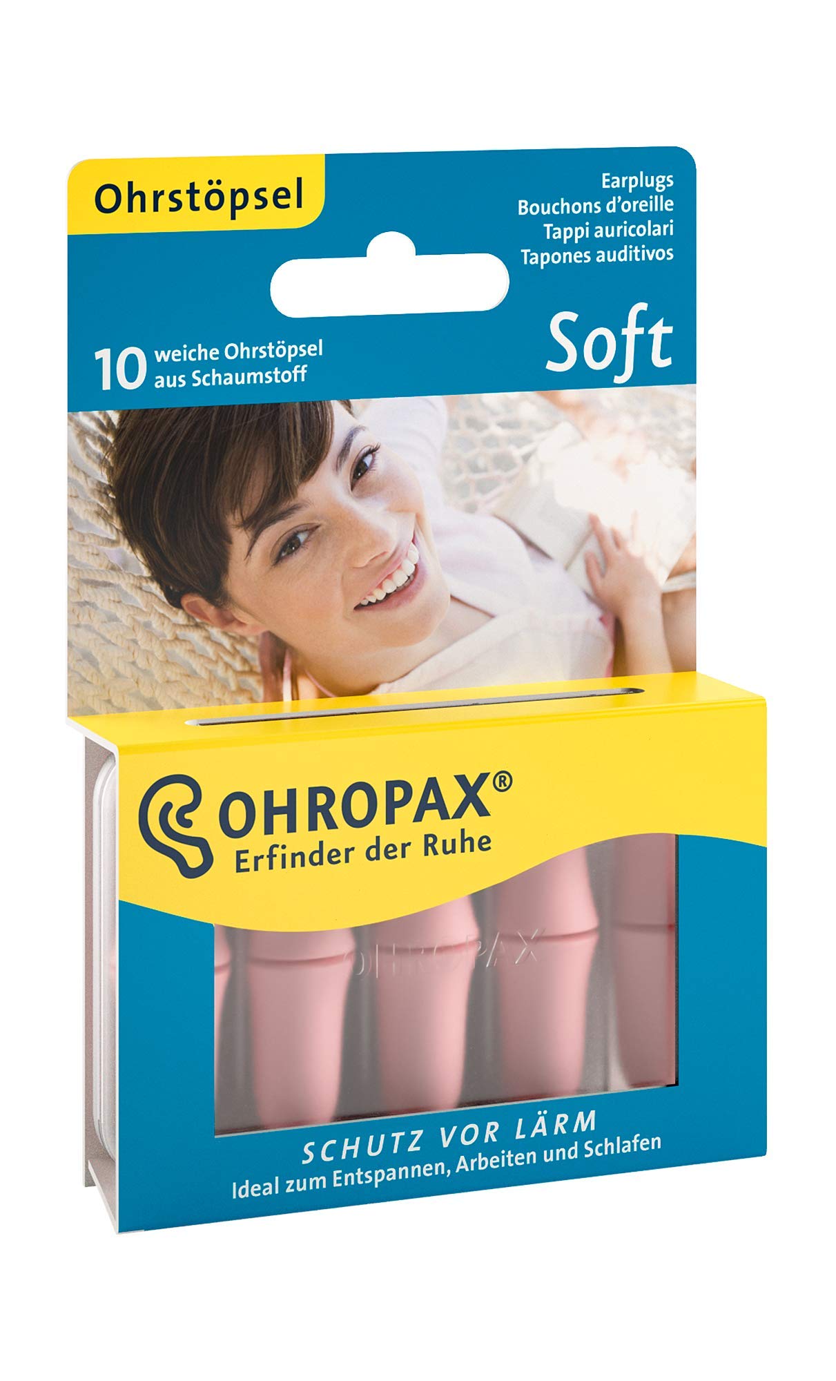 2 Packs of Ohropax Earplugs Soft - 10