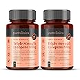 pureclinica 50mg Lycopene x 360 Tablets (2 Bottles of 180 Tablets Each - 12 Months Supply). Triple Strength Lycopene are 3 x Strength of Regular Tablets.