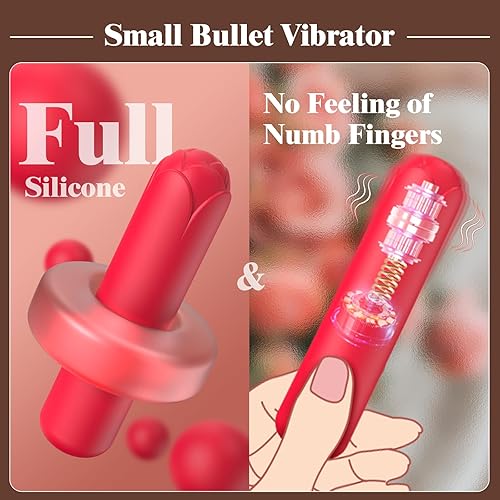unique sexy clothes Rose Toy with Thrusting Bullet– Your Pleasure Toys