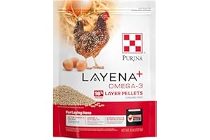 Purina® Layena®+ Omega-3 Chicken Feed Pellets, 10 Pound Bag