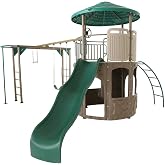 LIFETIME 90630 Products Adventure Tower Deluxe Swing Set, Green