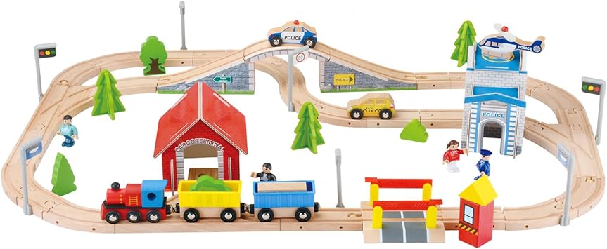 plastic train set for toddlers