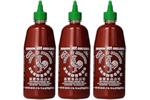 EELICIOUS Sriracha Hot Chili Sauce 28oz, pack of 3