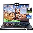 acer Predator Triton 300 SE 14 Gaming Laptop | 14" FHD+ 165Hz | Intel 14-Core i7-12700H | 16GB DDR5 512GB SSD | GeForce RTX3060 6GB | Backlit Thunderbolt Fingerprint Win11 Black + HDMI Cable