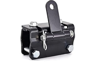 Snowmobile Bumper Hitch - ELEFOCUS Adjustable Heavy Duty Steel Snowmobile Sled Trailer Tow Hitching Kit Compatible with Ski-d