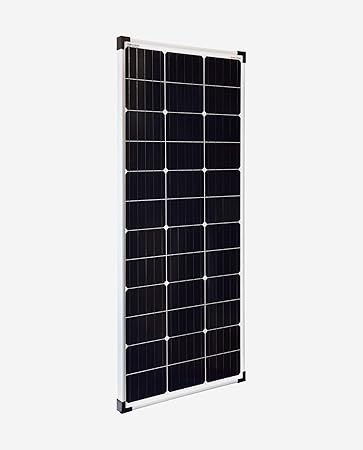 enjoysolar® Mono 100W Solar Modul 12V Solar Panel Monokristallines 100W ideal für Wohnmobil, Gartenhäuse, Boot