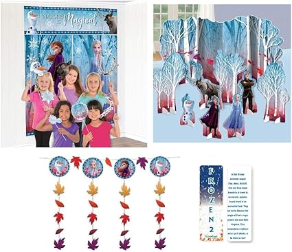 Amazon Com Frozen 2 Birthday Princess Party Decorating Kit Scene