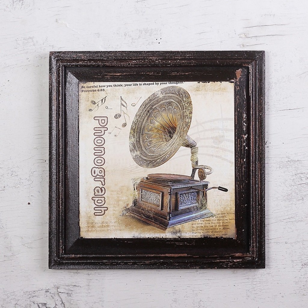 Farbe : A GAOLILI Kreative Retro Wand Dekoration Bar Fenster Requisiten