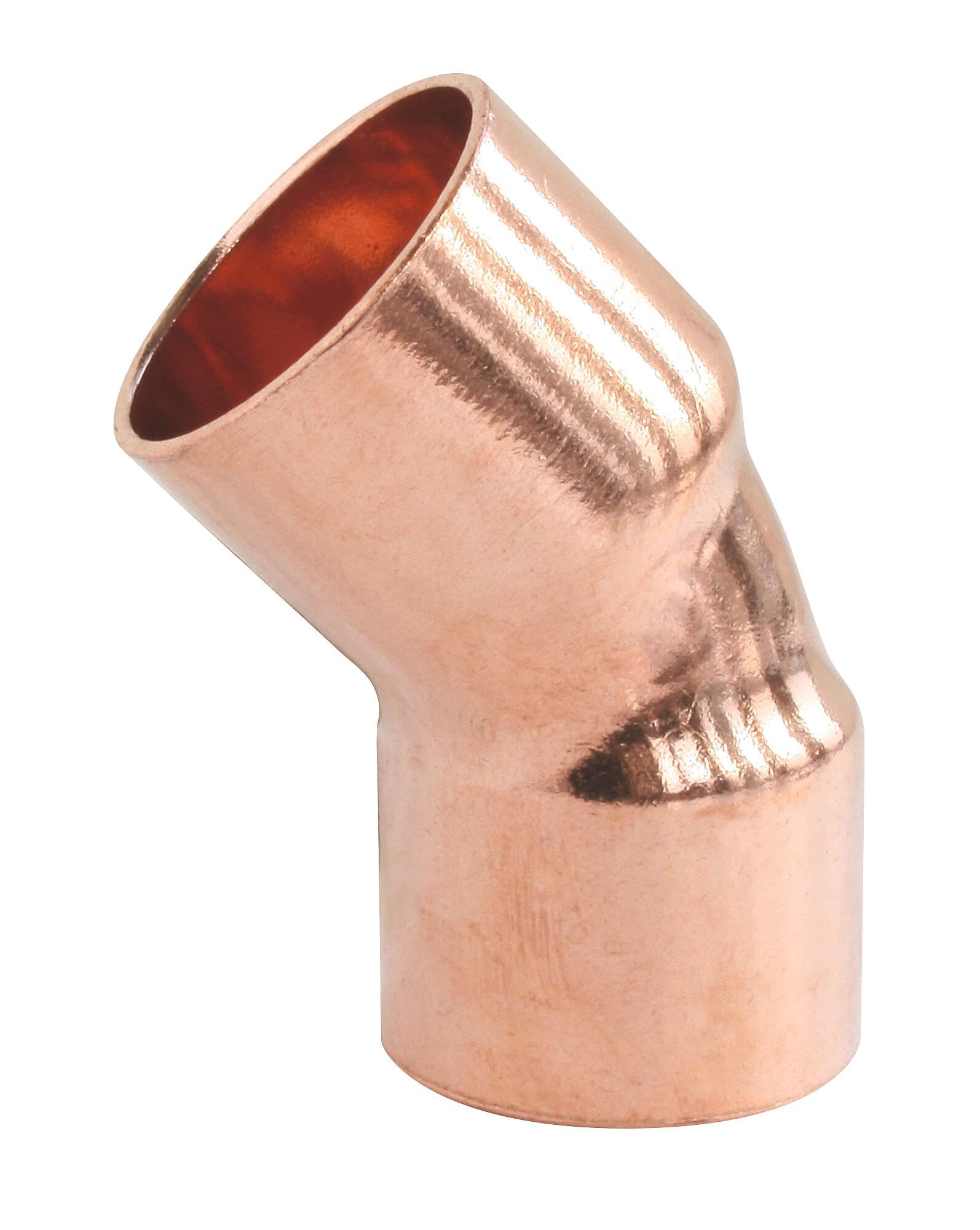 SOMATHERM FOR YOU - Angle Piece Copper Solder 45° - Double Internal Thread - for Copper Pipe Diameter 18 - Bag 2 Parts
