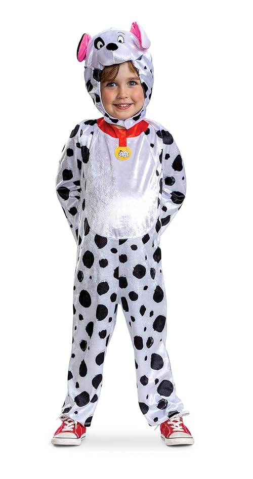 Disguise 144769S-EU Dalmatian Classic Infant/Toddler (Eu) 101 Fancy Dress Costume, Unisex Children, Multi, 2 Years