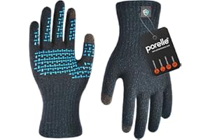 DexShell Waterproof Knit Gloves ThermFit 3.0 for Men & Women – Merino Wool, Touchscreen, Wet-Grip for Skiing Snowboarding Winter Sports