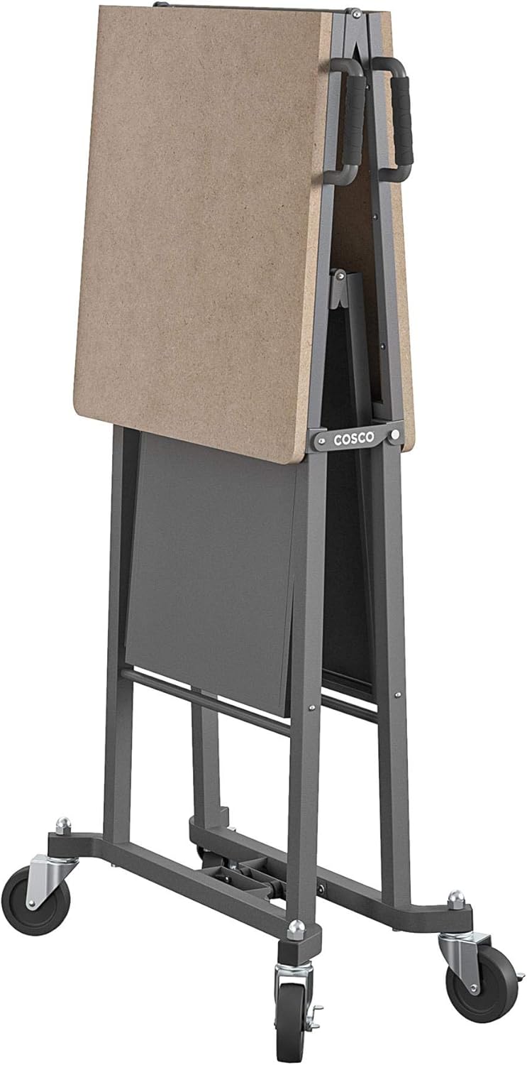 COSCO 66721DKG1E Folding Workbench and Table, Dark Gray - - 