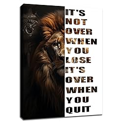 Animal Canvas Wall Art Motivational
